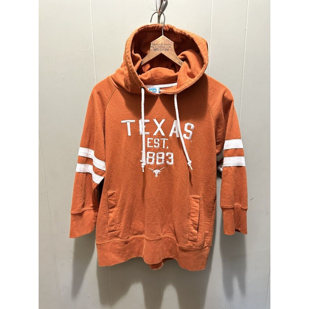 Texas Longhorns 3/4 Sleeve Pullover Sweatshirt Jacket NCAA Womens Sz XL